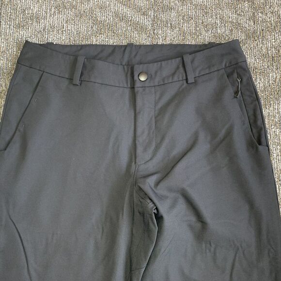 Lululemon ABC Pants Mens 36 Black Golf Activewear Stretch Casual Fit Outdoor - Picture 2 of 10
